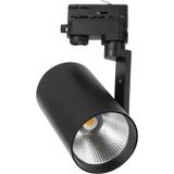 V-TAC VT-11135 spot sur rail LED 3 phases 35 W Label énergétique : F (A - G) LED Noir