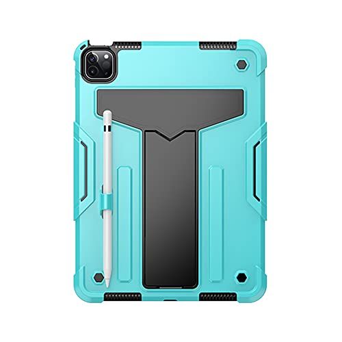 JOYLYJOME Compatibel met iPad Air 4 & 5 10.9 hoes / - / - / pepermuntblauw & zwart