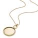 Fossil LEGACY CHARM JF04779710 Vrouwen Goudkleurig Roestvrij Staal Ketting met hanger