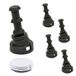 WAGNER QuickClick® Meubelglijders omkeerbaar wolvilt + kunststof I set van 4 verwisselbare glijders voor het insteken in ronde buizen - DUO - Binnen Ø 10 mm/Buiten Ø 14 mm -Made in Germany- 15831900