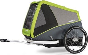 Croozer Dog XL Fietstrailer grijs/groen 2018 Kinderaanhangers