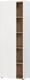 Germania Archiefkast 6002-633 GW-HASSELT, wit/eiken, 62 x 188 x 42 cm