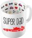 Bellatio Decorations Mok Rood Keramiek 300 ml Vaderdag