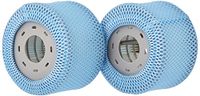 MSpa 2 x vervangende filterpatronen, bubbelbadaccessoires, 90 plooien, geschikt voor modellen, wit, één maat