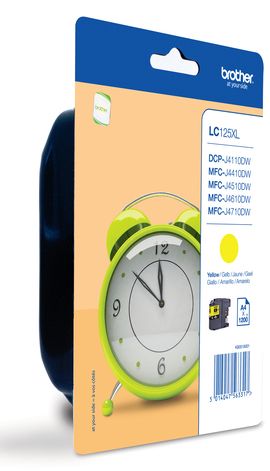 Brother LC-125XLYBP - Gele inktcartridge
