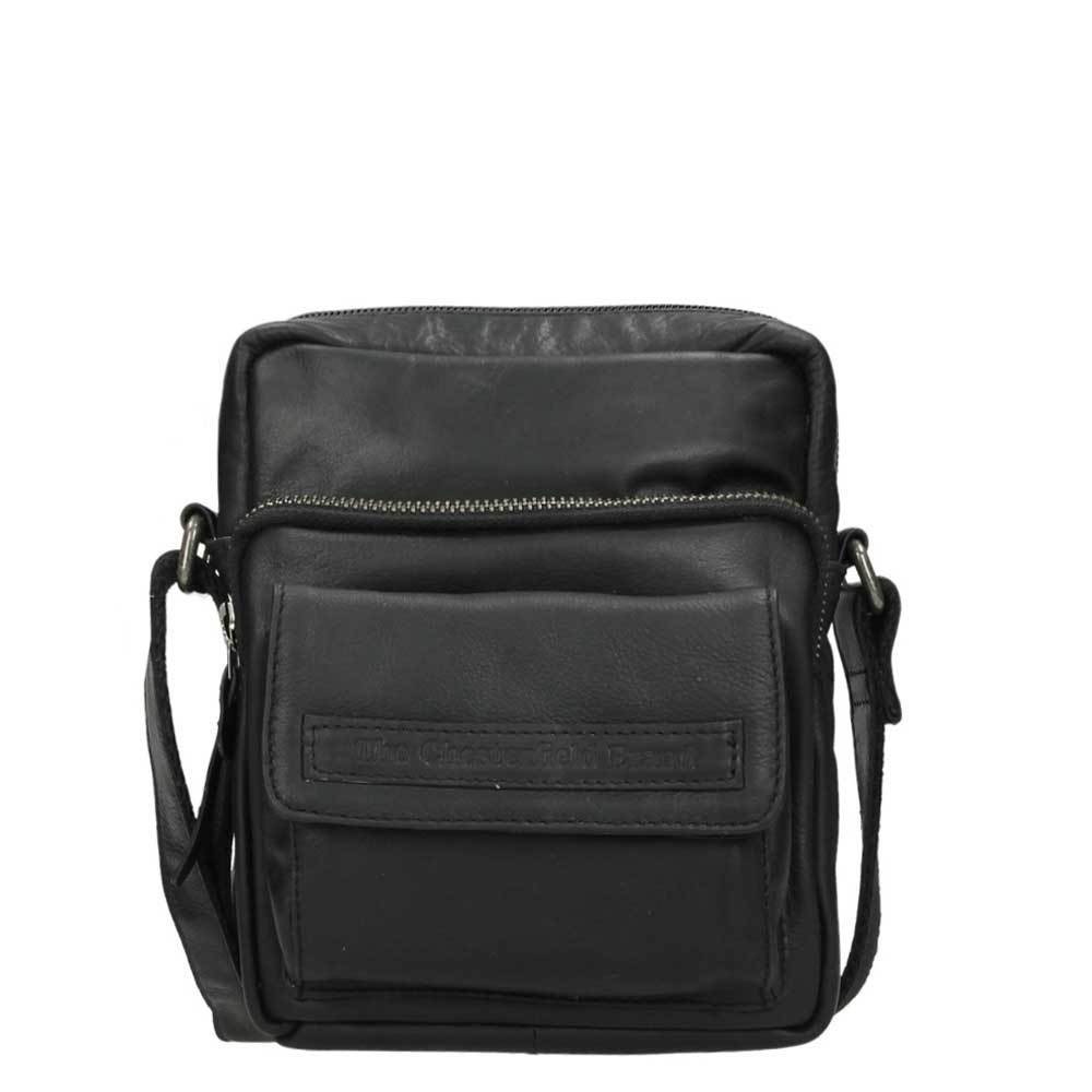 The Chesterfield Brand Casual Shoulderbag black Zwart