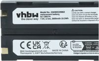 VHBW Batterie compatible avec Telxon TSC1-datacollectorcamera (2600 mAh, 7,4 V, Li-ion)
