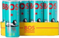 BOS Organic Ice Tea Rooibos Lemon & Ginger Koolzuurvrij Tray 12 blikjes x 25cl