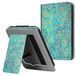Fintie Hoes voor Tolino Vision 4 HD / Vision 3 HD / Vision 2 / Vision 1 / Shine 2 HD eReader, kickstand beschermhoes met kaartenvak handlus en automatische slaap/waakfunctie, jade