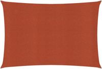 vidaXL Zonnezeil 3x4m HDPE Terracotta