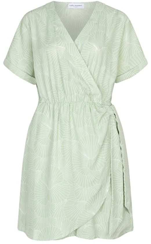 Lofty Manner Jurk Dress Solira Rd21 446 Mint Off White