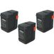 Vhbw 3x Batterie Compatible Avec Gardena Taille Haie Ergocut 48-li (8878-20) Cisaille (4000mah, 18v, Li-ion)