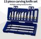 merk-loos 13-delige Multifunctionele Hobby Messen Set - Crafts Carving Cutter Engraver Art Tool