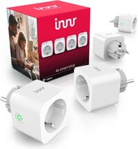 Innr Slimme Stekker met Energiemeter - 4-Pack - Zigbee - Smart Plug voor Alexa, Google Home & SmartThings