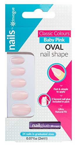 Invogue Baby Roze Ovale Nagels