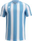 Macron Sceptrum Shirt Korte Mouw Heren - Bleu Ciel / Blanc | Maat: 5XL