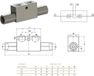 Sparepartsholland Hydraulische dubbel gestuurde terugslagklep (1/4 - 3/8 - 1/2)1/2 - Zwart - Metaal - 1 jaar garantie