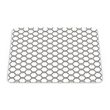 Bonamaison Rechthoekige muismat met digitale print, antislip onderkant, voor kantoor en thuis, 22 x 18 cm