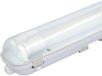 HOFTRONIC Ecoseries LED TL armatuur 150cm dubbel IP65 4000K 48W 7680lm Flikkervrij koppelbaar T8 G13 fitting Wit