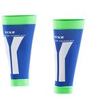 SIX2 M Unisex Compressie hoofdband voor volwassenen, groen/blauw, M