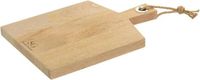 5five Mangohout Snijplank - Presenteerplan - Lederen Handvat - Tapas - Kaas - Dikte 4 cm - 28x18 cm - Klein