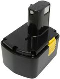 AccuCell Batterie d'outil NiMH 14,4V 2,0Ah remplace Hitachi EB1414L