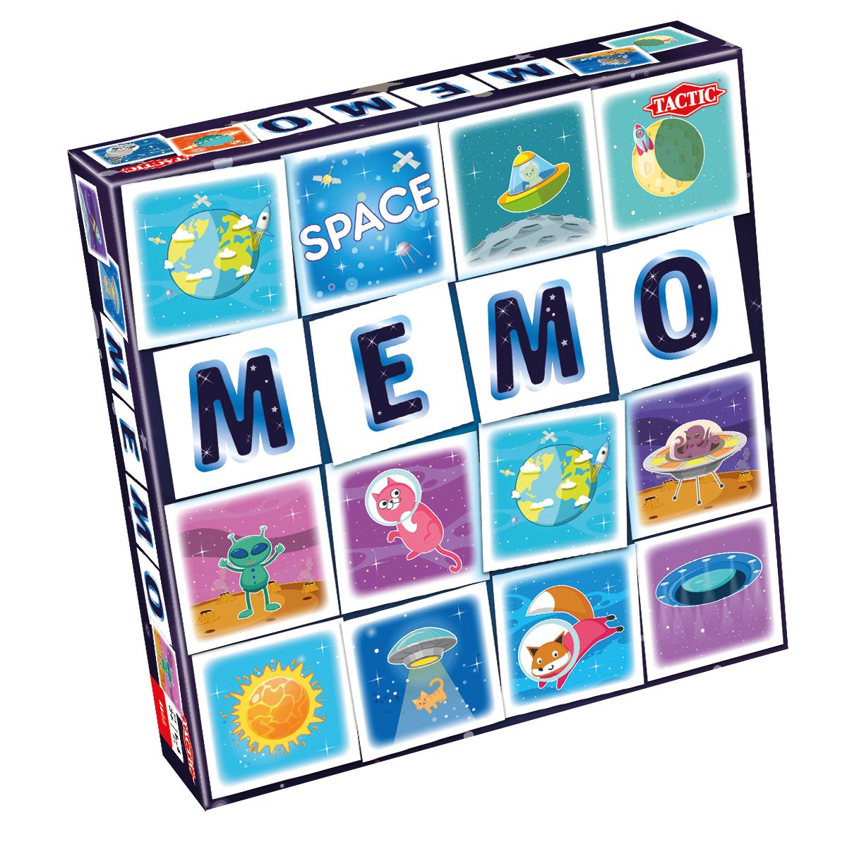 Tactic Memo Space - Bordspel - Meerkleurig