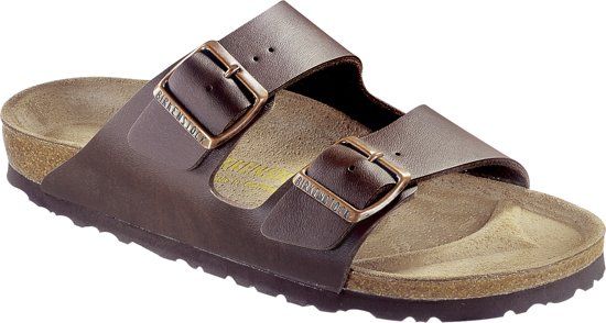 Birkenstock Arizona Dames Slippers - Brown - 4013871019916