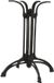 In And Outdoormatch Pied de table - Quatre pieds - 40x40x70 cm - Fonte - Noir