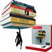 Artori Design Superplank | Zwart Metalen Superhero Drijvende Boekenplank