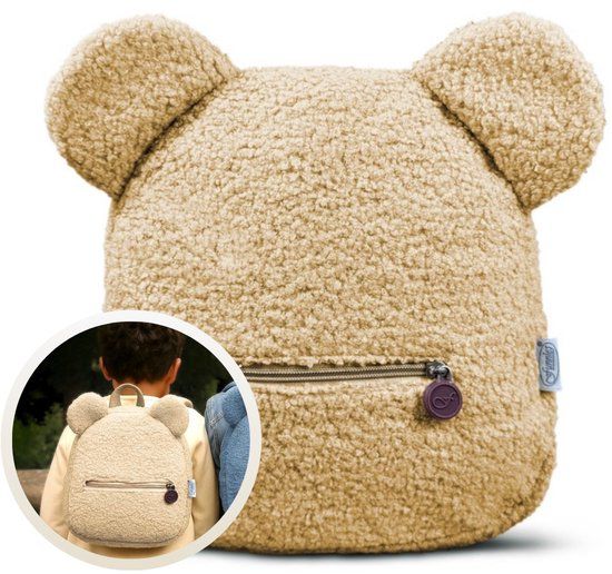 Funnies Rugzak Teddy met Oortjes Cream