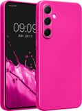 kwmobile metallic telefoonhoesje van TPU - geschikt voor Samsung Galaxy A55 5G - Flexible case voor smartphone - In metallic roze