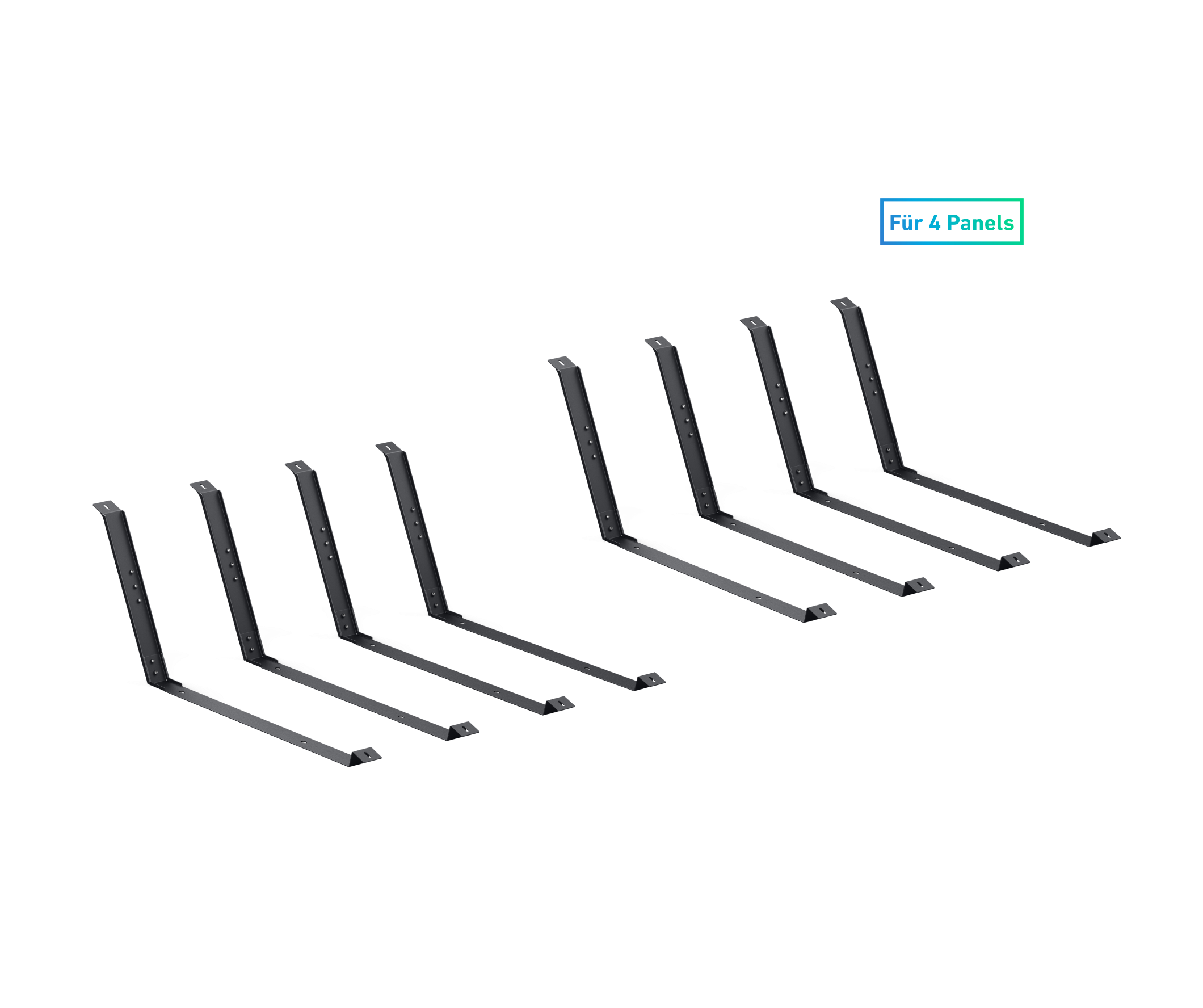 Anker SOLIX zonnepanelenbevestiging voor plat dak & tuin (voor 4 panelen)