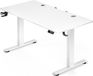 Casaria Zit sta bureau - Elektrisch Verstelbaar USB 140x60cm – Wit