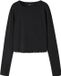 NAME IT Langarmshirt Slim fit Schwarz Baumwolle 146/152