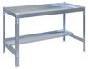 Table de jardin, 840x900x600 mm, métal, galvanisé, capacité de charge 400 kg