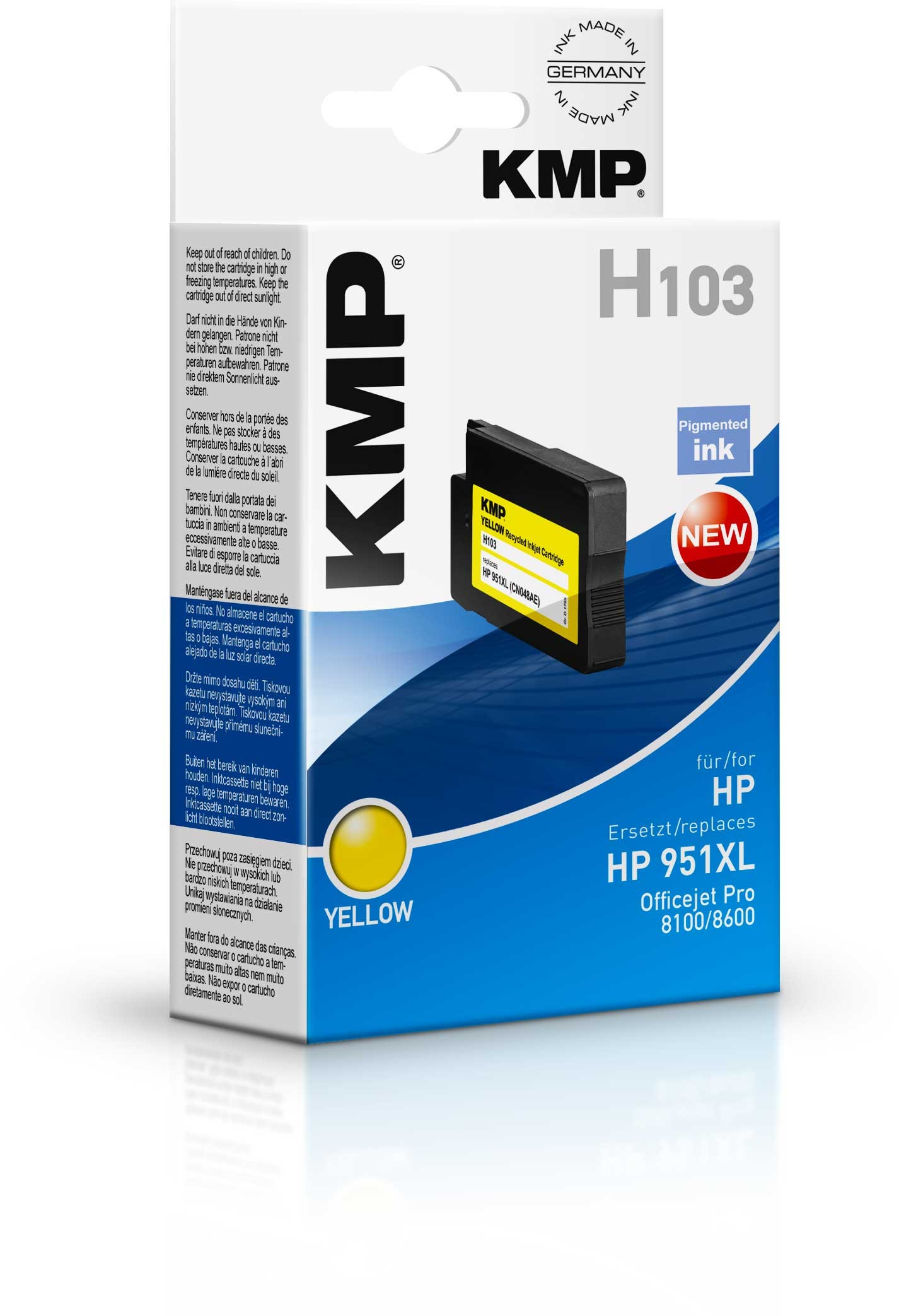 KMP H103 single pack / geel