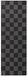 Ted Baker tapis plat tissé Dorothy, résistant à l'eau, à carreaux, damier, noir - 80x200 cm