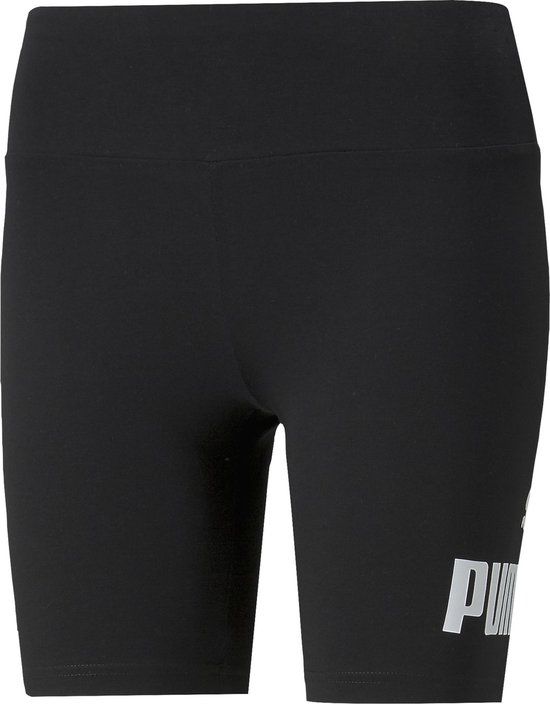 PUMA ESS 7 Logo Short Leggings Dames - Zwart - Maat L