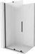 Mexen Velar paroi de douche porte coulissante Walk-in 90 x 200 cm, verre dépoli 8 mm, noir