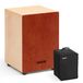 VEVOR Cajon Box Drum, met interne gitaarsnaren, lichtgewicht houten percussiedoos, draagbaar berkenhouten trommel, muziekinstrument met reistas, voor beginners en professionals, 30,5 x 30,5 x 43,2 cm