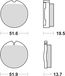 TRW MCB35 Brake Pads Organ. MCB35