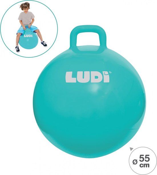 Ludi Springbal XXL Blauw