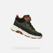 GEOX J Flexyper Plus ABX Jongens Enkellaarzen - Militair Groen/Oranje - Maat 29
