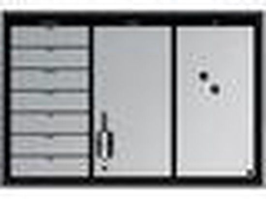 Bi-Office Weekplanner en Memo Board, Magnetisch, 600 x 400 mm