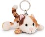 NICI Lucky Cat Sleutelhanger 10cm - bruin