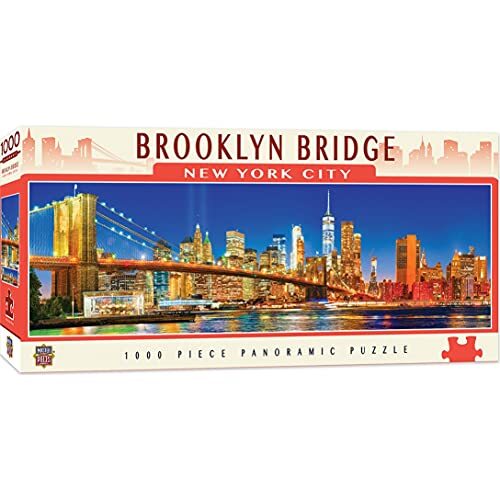 C.P.M. Brooklyn Bridge NYC 1000 stuk panoramische legpuzzel 990mm x 330mm (mpc)705988719790