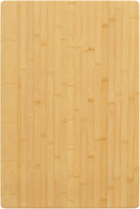 vidaXL Tafelblad - 60x100x2,5 cm - Bamboe - Bruin - Modern