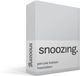 Snoozing percale katoen hoeslaken - Lits-jumeaux (160x210 cm) - Grijs