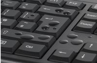 Kensington EQ KM150 Draadloze Desktop Set - QWERTY-Toetsenbord & Muis - Zwart